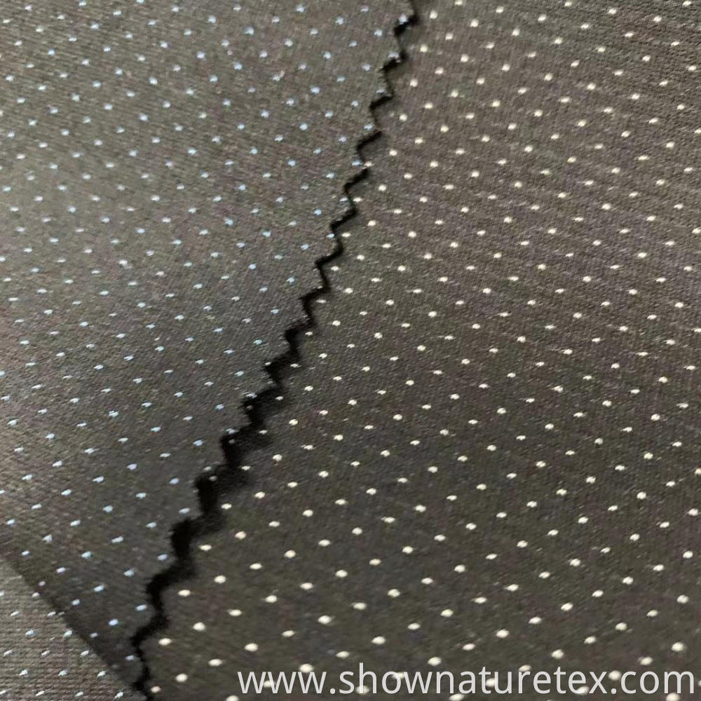 Dobby Knit Dots Design Fabric